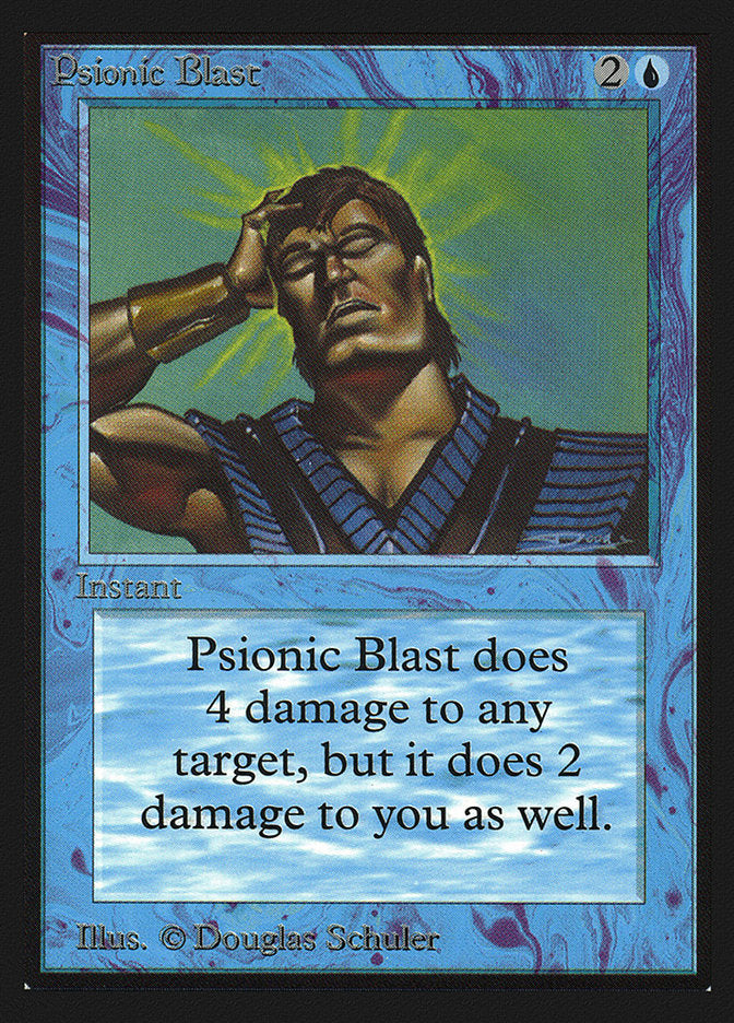 Psionic Blast [International Collectors' Edition] MTG Single Magic: The Gathering    | Red Claw Gaming