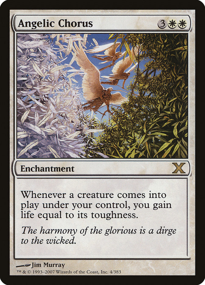 Angelic Chorus [Tenth Edition] MTG Single Magic: The Gathering    | Red Claw Gaming