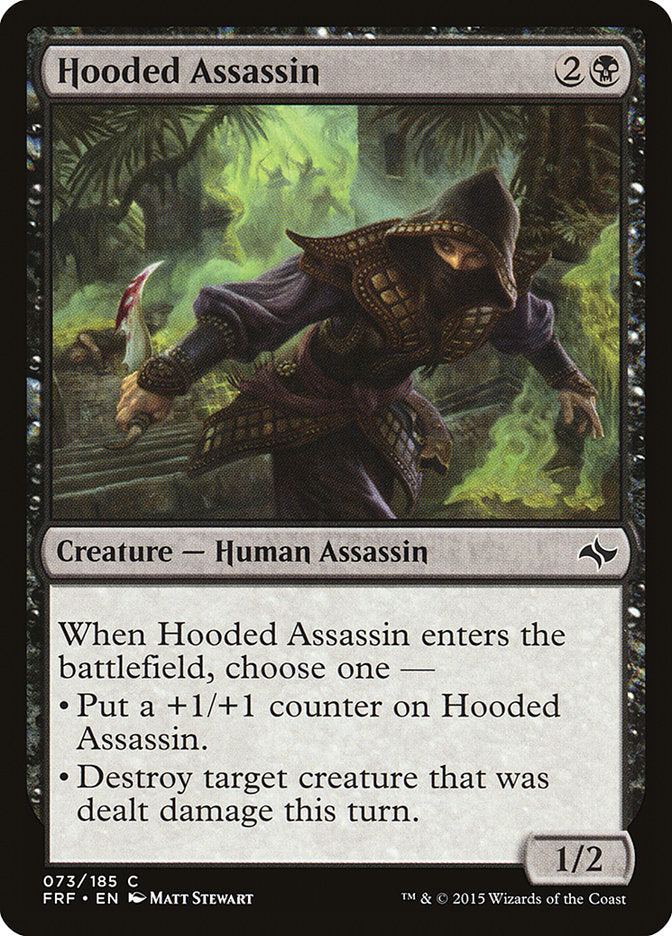 Hooded Assassin [Fate Reforged] MTG Single Magic: The Gathering    | Red Claw Gaming
