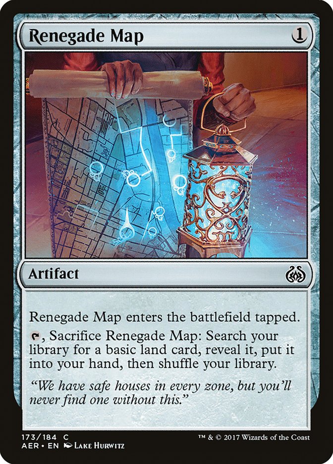 Renegade Map [Aether Revolt] MTG Single Magic: The Gathering    | Red Claw Gaming