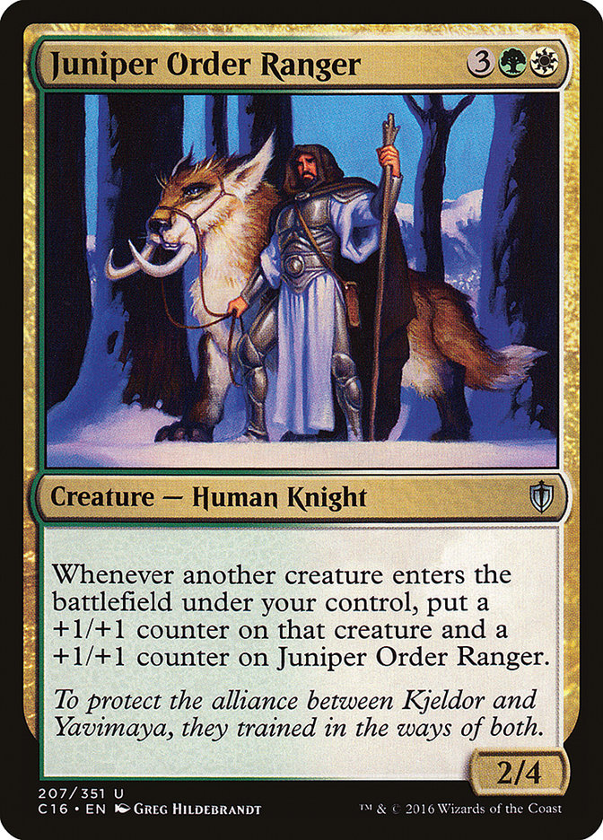 Juniper Order Ranger [Commander 2016] MTG Single Magic: The Gathering    | Red Claw Gaming