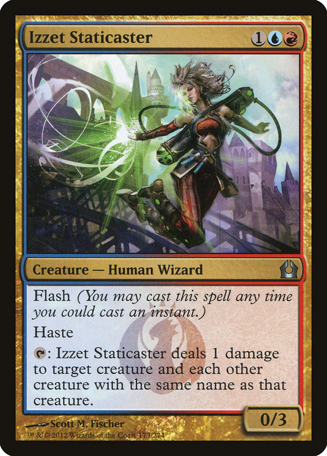 Izzet Staticaster [Return to Ravnica] MTG Single Magic: The Gathering    | Red Claw Gaming