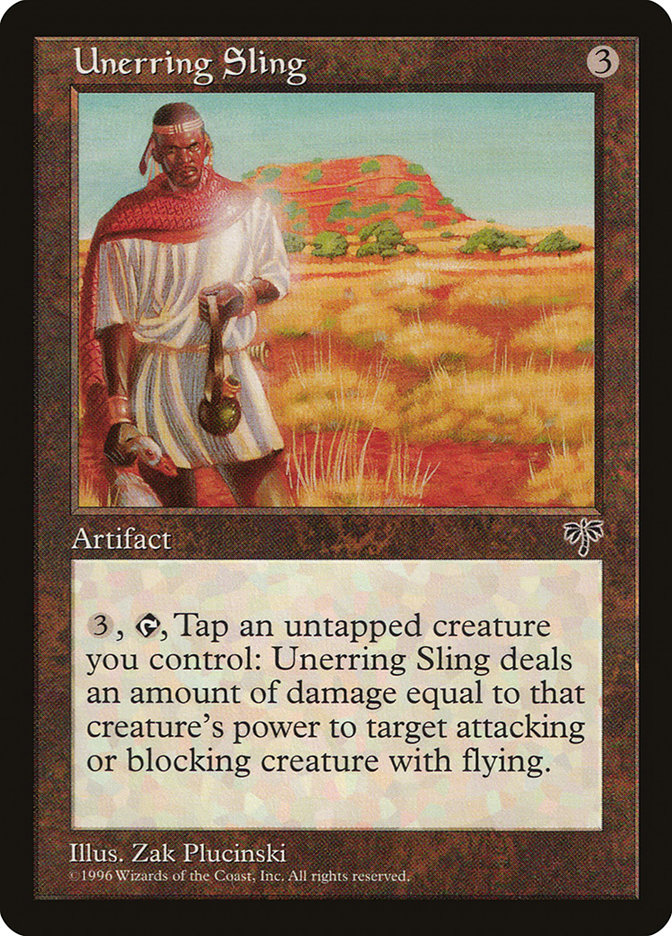 Unerring Sling [Mirage] MTG Single Magic: The Gathering    | Red Claw Gaming