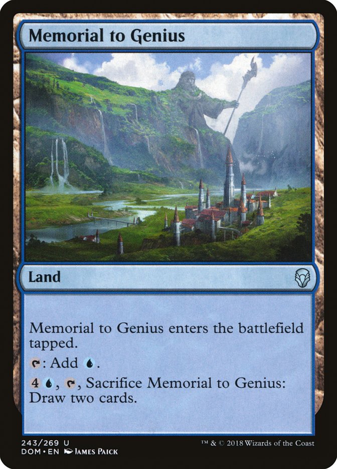 Memorial to Genius [Dominaria] MTG Single Magic: The Gathering    | Red Claw Gaming