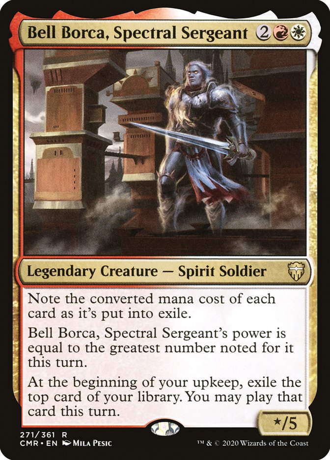 Bell Borca, Spectral Sergeant [Commander Legends] MTG Single Magic: The Gathering    | Red Claw Gaming