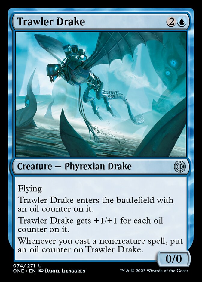 Trawler Drake [Phyrexia: All Will Be One] MTG Single Magic: The Gathering    | Red Claw Gaming