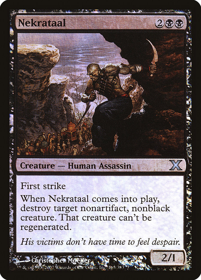 Nekrataal (Premium Foil) [Tenth Edition] MTG Single Magic: The Gathering    | Red Claw Gaming