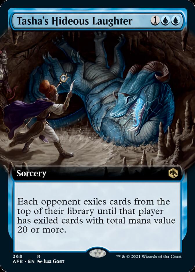 Tasha's Hideous Laughter (Extended Art) [Dungeons & Dragons: Adventures in the Forgotten Realms] MTG Single Magic: The Gathering    | Red Claw Gaming