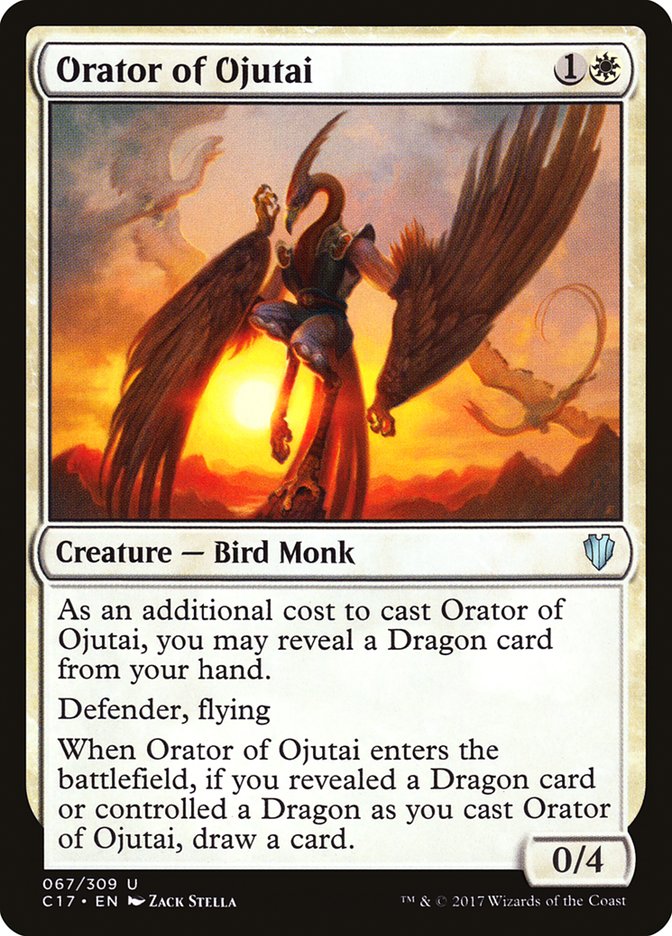 Orator of Ojutai [Commander 2017] MTG Single Magic: The Gathering    | Red Claw Gaming