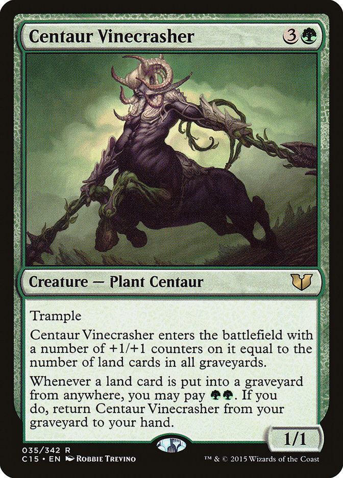 Centaur Vinecrasher [Commander 2015] MTG Single Magic: The Gathering    | Red Claw Gaming