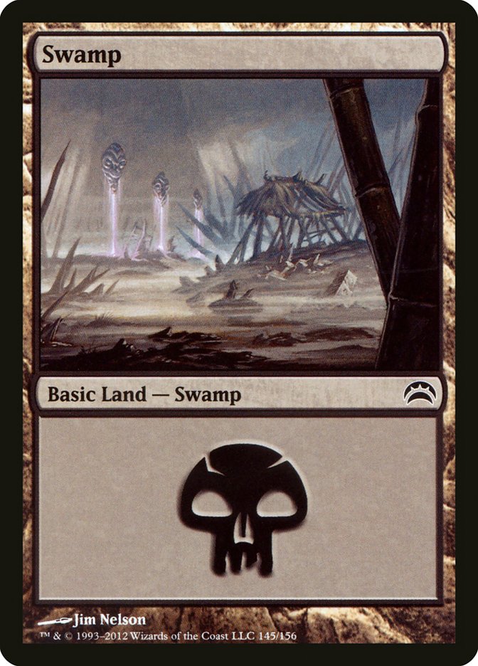 Swamp (145) [Planechase 2012] MTG Single Magic: The Gathering    | Red Claw Gaming