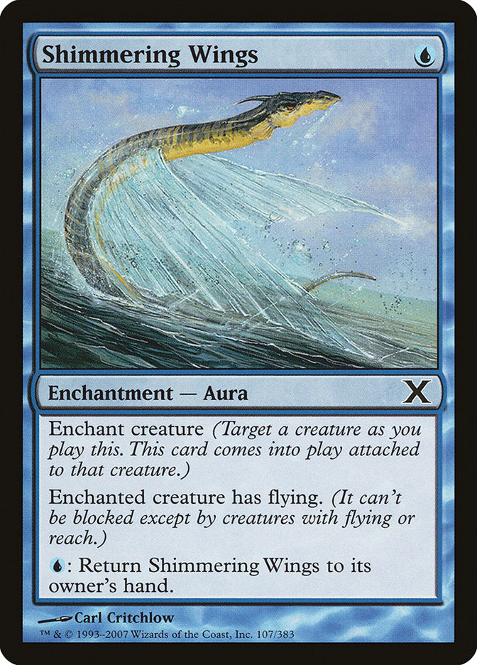 Shimmering Wings [Tenth Edition] MTG Single Magic: The Gathering    | Red Claw Gaming