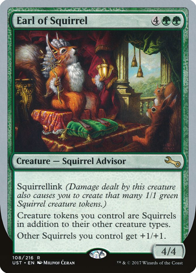 Earl of Squirrel [Unstable] MTG Single Magic: The Gathering    | Red Claw Gaming