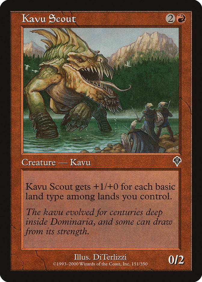 Kavu Scout [Invasion] MTG Single Magic: The Gathering    | Red Claw Gaming