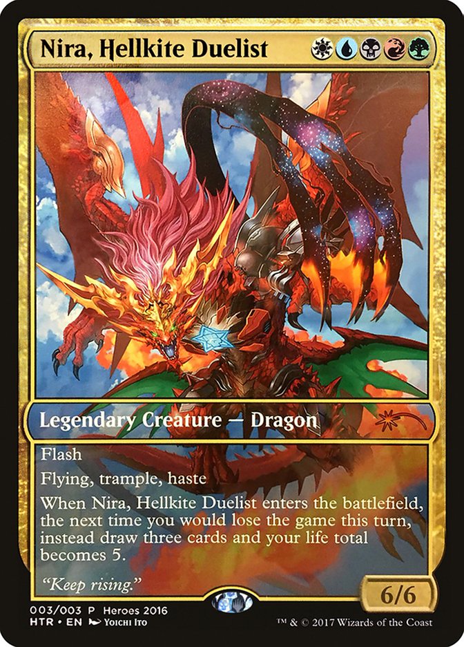 Nira, Hellkite Duelist [Heroes of the Realm] MTG Single Magic: The Gathering    | Red Claw Gaming