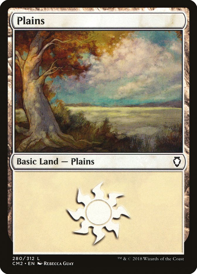 Plains (280) [Commander Anthology Volume II] MTG Single Magic: The Gathering    | Red Claw Gaming