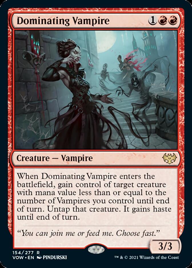 Dominating Vampire [Innistrad: Crimson Vow] MTG Single Magic: The Gathering    | Red Claw Gaming