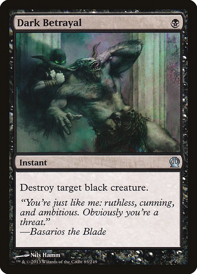 Dark Betrayal [Theros] MTG Single Magic: The Gathering    | Red Claw Gaming