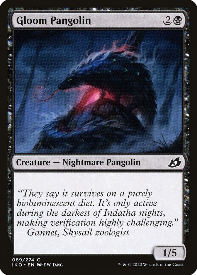 Gloom Pangolin [Ikoria: Lair of Behemoths] MTG Single Magic: The Gathering    | Red Claw Gaming