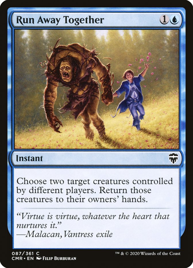 Run Away Together [Commander Legends] MTG Single Magic: The Gathering    | Red Claw Gaming