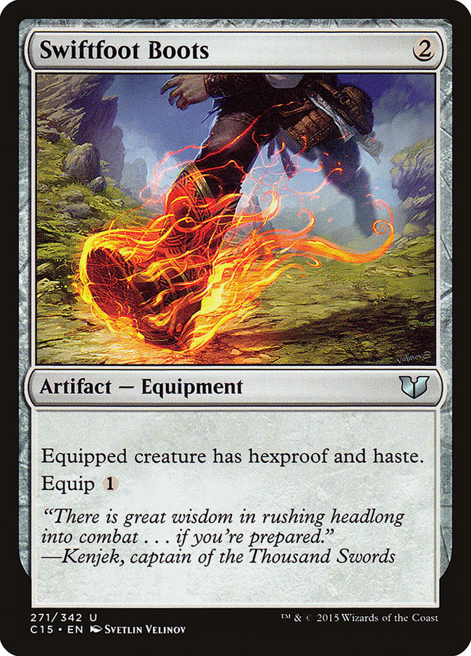 Swiftfoot Boots [Commander 2015] MTG Single Magic: The Gathering    | Red Claw Gaming