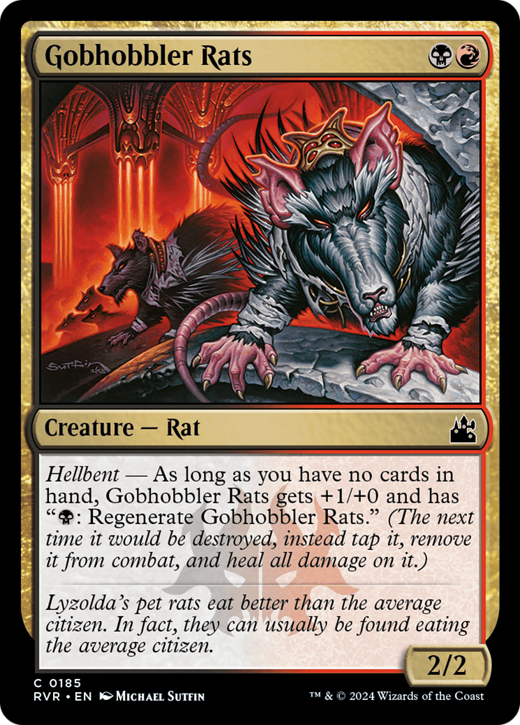 Gobhobbler Rats [Ravnica Remastered] MTG Single Magic: The Gathering    | Red Claw Gaming