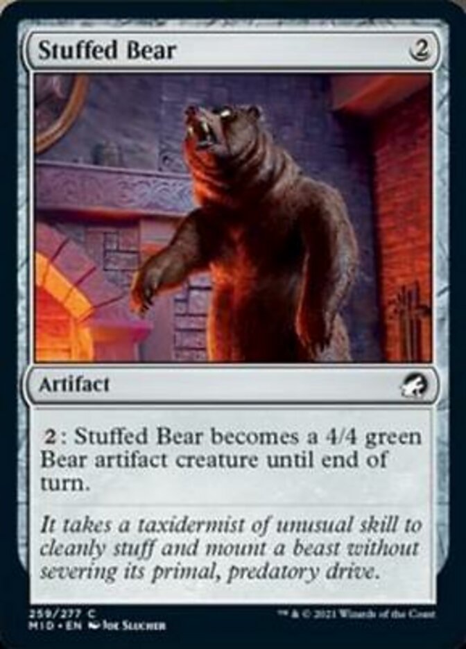 Stuffed Bear [Innistrad: Midnight Hunt] MTG Single Magic: The Gathering    | Red Claw Gaming