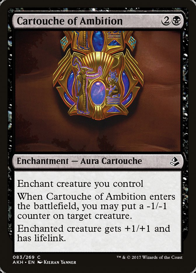 Cartouche of Ambition [Amonkhet] MTG Single Magic: The Gathering    | Red Claw Gaming
