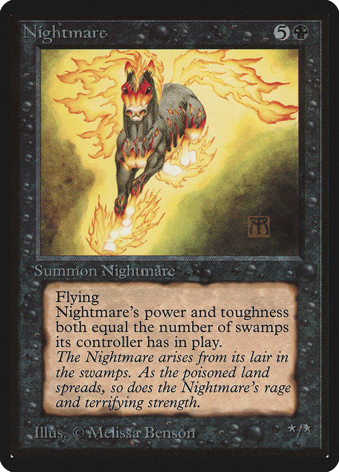 Nightmare [Beta Edition] MTG Single Magic: The Gathering    | Red Claw Gaming