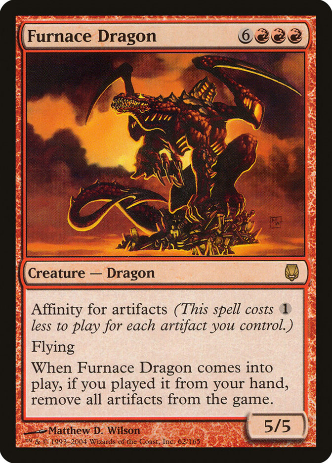 Furnace Dragon [Darksteel] MTG Single Magic: The Gathering    | Red Claw Gaming