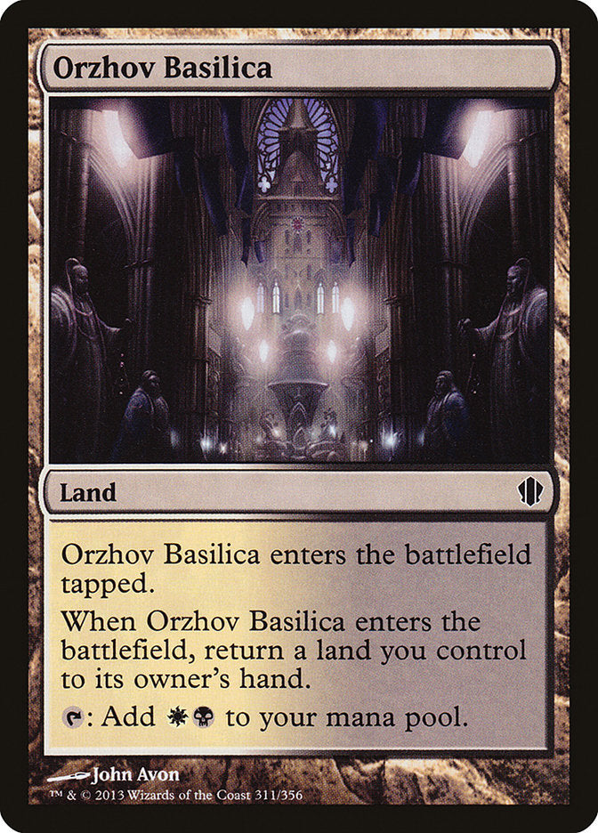 Orzhov Basilica [Commander 2013] MTG Single Magic: The Gathering    | Red Claw Gaming
