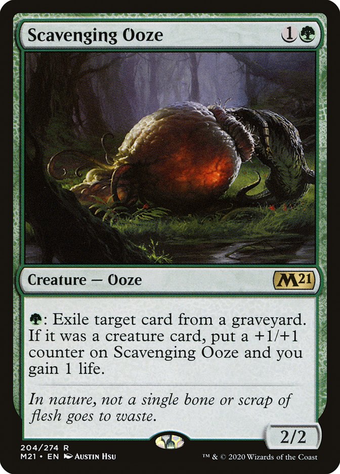 Scavenging Ooze [Core Set 2021] MTG Single Magic: The Gathering    | Red Claw Gaming