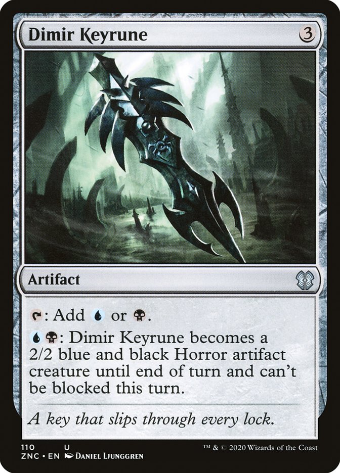Dimir Keyrune [Zendikar Rising Commander] MTG Single Magic: The Gathering    | Red Claw Gaming