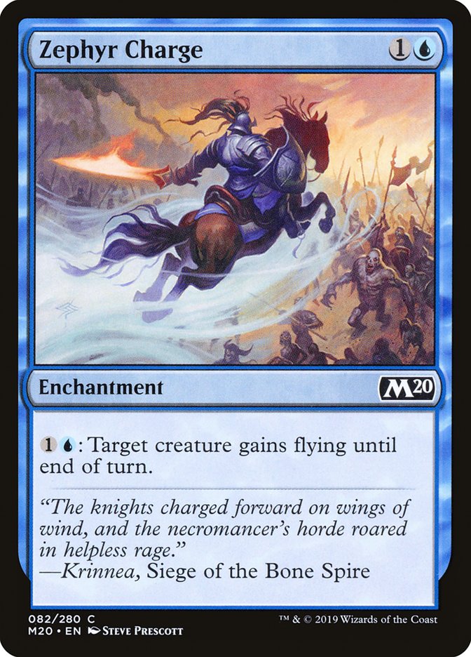 Zephyr Charge [Core Set 2020] MTG Single Magic: The Gathering    | Red Claw Gaming