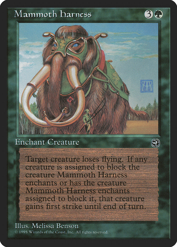 Mammoth Harness [Homelands] MTG Single Magic: The Gathering    | Red Claw Gaming