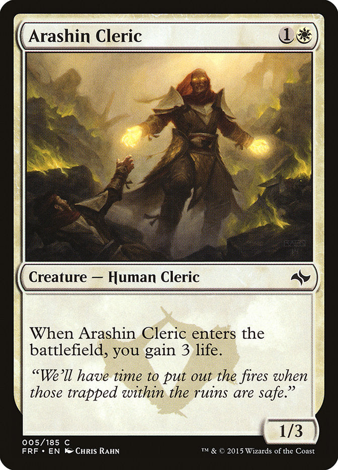 Arashin Cleric [Fate Reforged] MTG Single Magic: The Gathering    | Red Claw Gaming