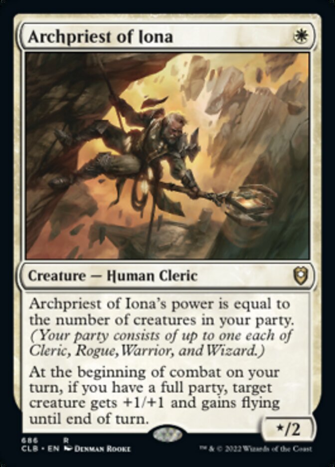 Archpriest of Iona [Commander Legends: Battle for Baldur's Gate] MTG Single Magic: The Gathering    | Red Claw Gaming