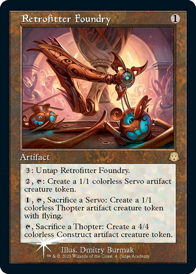 Retrofitter Foundry (Retro) [Judge Gift Cards 2023] MTG Single Magic: The Gathering    | Red Claw Gaming