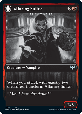 Alluring Suitor // Deadly Dancer [Innistrad: Double Feature] MTG Single Magic: The Gathering    | Red Claw Gaming