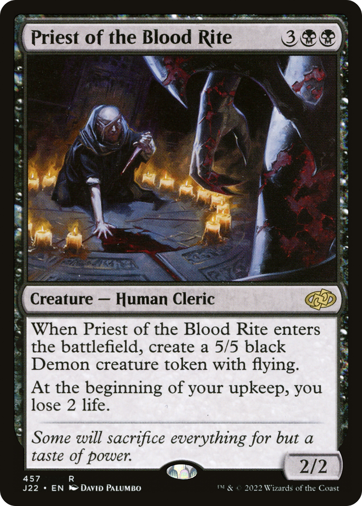 Priest of the Blood Rite [Jumpstart 2022] MTG Single Magic: The Gathering    | Red Claw Gaming