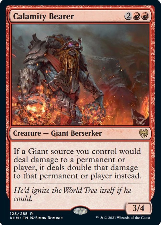 Calamity Bearer [Kaldheim] MTG Single Magic: The Gathering    | Red Claw Gaming