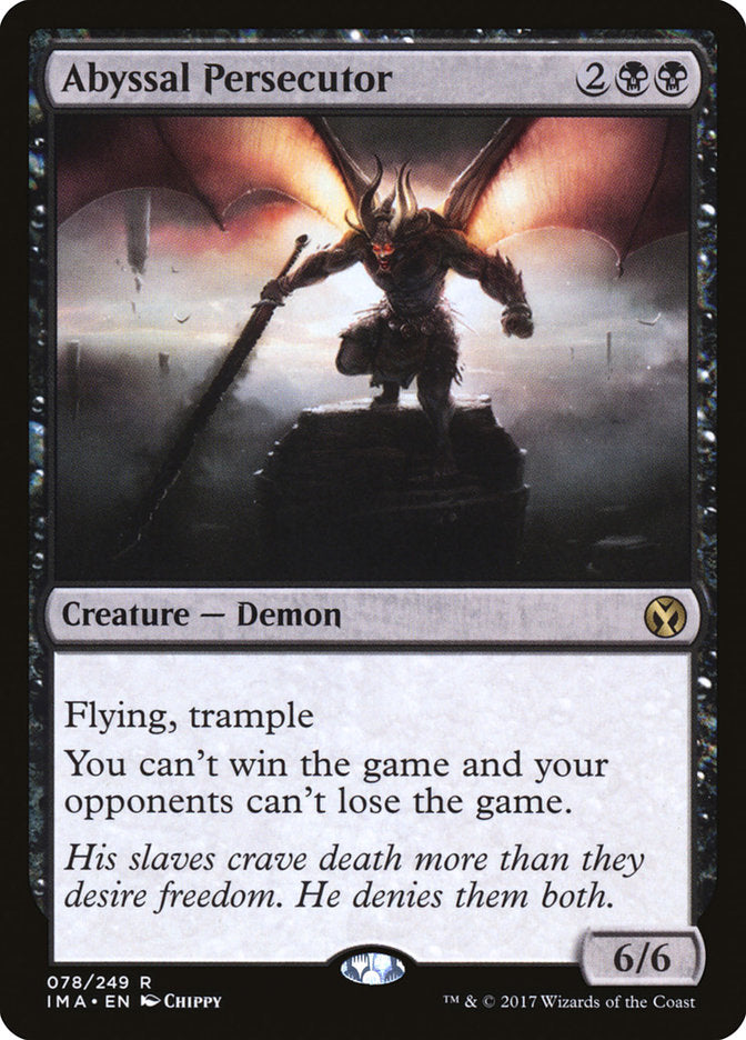 Abyssal Persecutor [Iconic Masters] MTG Single Magic: The Gathering    | Red Claw Gaming
