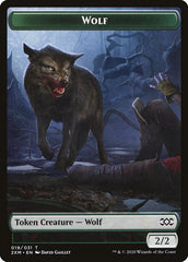 Copy // Wolf Double-Sided Token [Double Masters Tokens] MTG Single Magic: The Gathering    | Red Claw Gaming