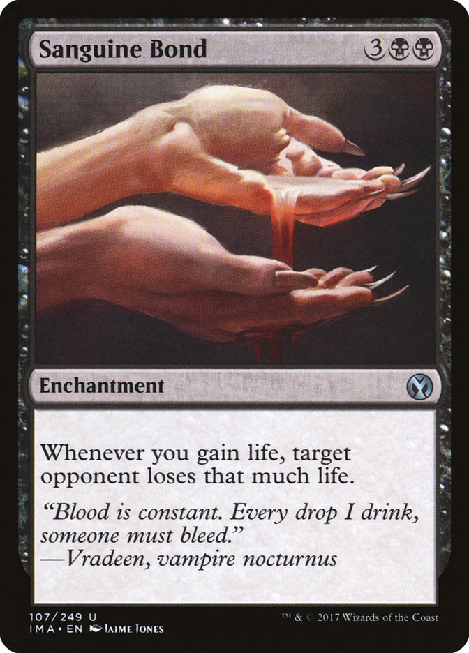 Sanguine Bond [Iconic Masters] MTG Single Magic: The Gathering    | Red Claw Gaming