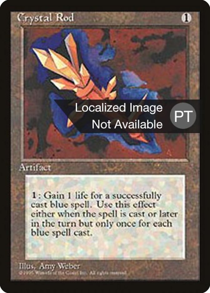 Crystal Rod [Fourth Edition (Foreign Black Border)] MTG Single Magic: The Gathering    | Red Claw Gaming