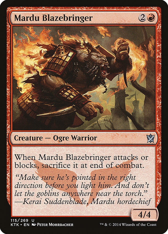 Mardu Blazebringer [Khans of Tarkir] MTG Single Magic: The Gathering    | Red Claw Gaming