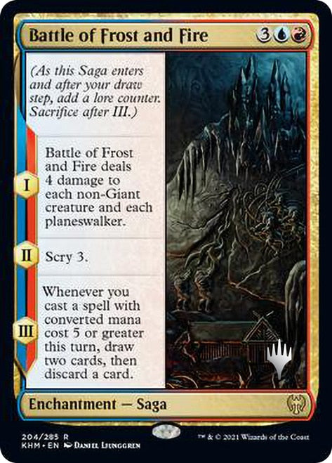 Battle of Frost and Fire (Promo Pack) [Kaldheim Promos] MTG Single Magic: The Gathering    | Red Claw Gaming