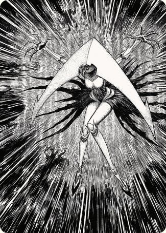 Elesh Norn, Mother of Machines 2 Art Card [Phyrexia: All Will Be One Art Series] MTG Single Magic: The Gathering    | Red Claw Gaming