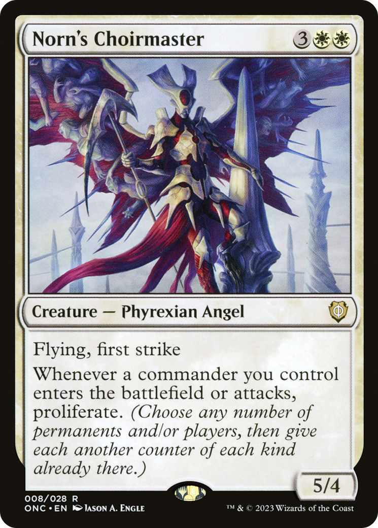 Norn's Choirmaster [Phyrexia: All Will Be One Commander] MTG Single Magic: The Gathering    | Red Claw Gaming