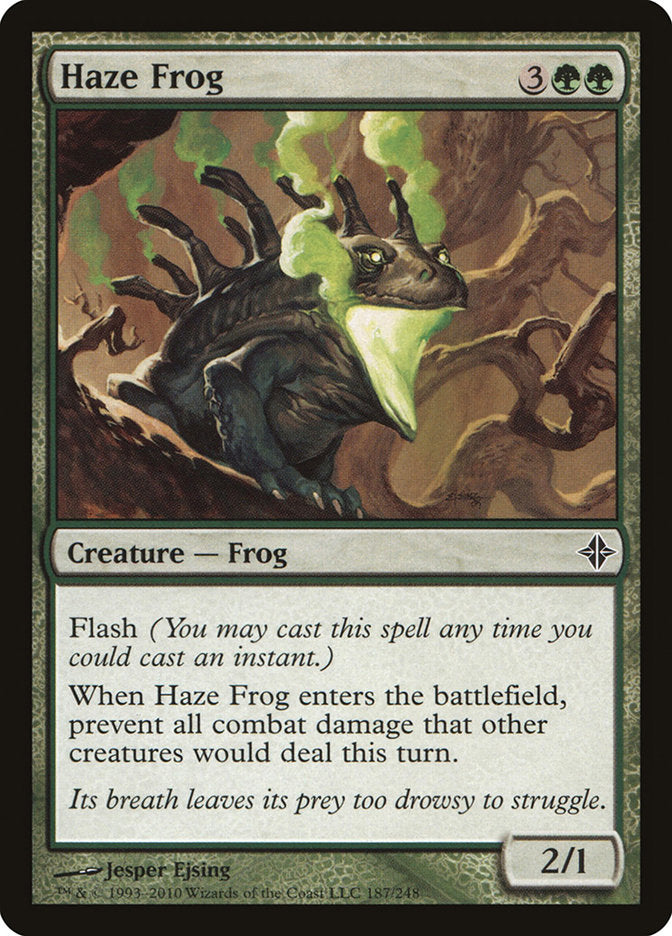 Haze Frog [Rise of the Eldrazi] MTG Single Magic: The Gathering    | Red Claw Gaming